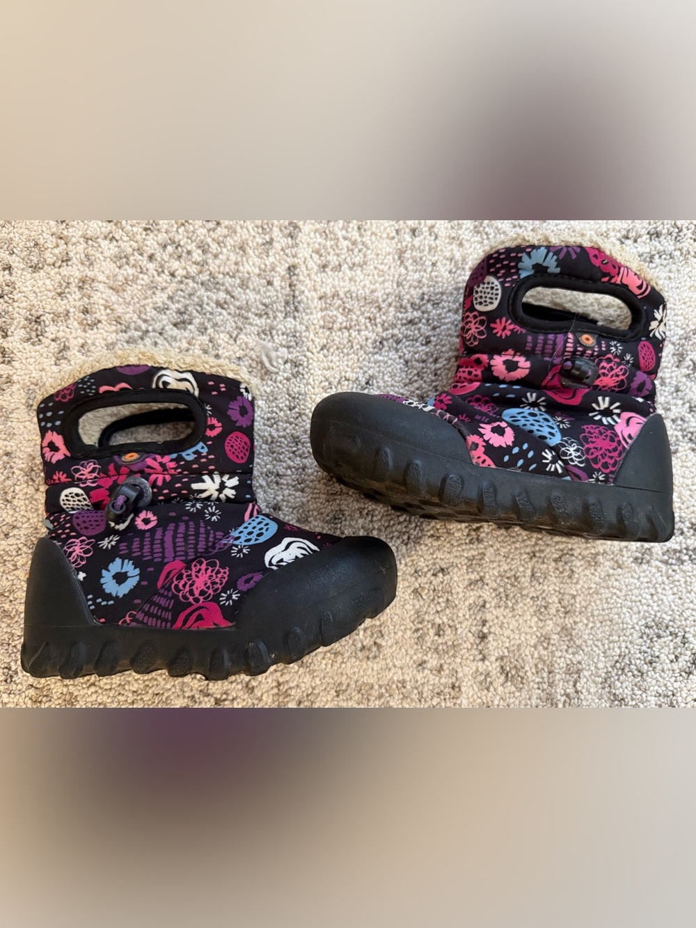 Bogs BMOC Garden Toddler Snow Boots Sz 8